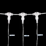 Гирлянда Занавес с Колпачком 2 x 3 м Белый 220В, 600 LED, Провод Прозрачный ПВХ, IP65