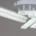 Потолочная люстра светодиодная на штанге с пультом регулировкой яркости и цветовой температуры Reluce 03446-3.3-06C WH (220V)