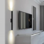 Настенный светильник 2х6W LED 3000K Imex Spy IL.0005.2202-BK (круглые)