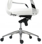 Компьютерное кресло Woodville Isida white / satin chrome 15427