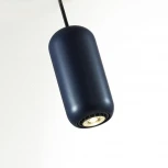 Подвесной светильник Odeon Light Cocoon 5060/1C PENDANT темн.синий/черный/металл GU10 LED 4W (220V, на проводе)