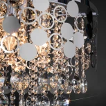 Подвесная люстра Eurosvet Lianna 10123/8 хром/прозрачный хрусталь Strotskis Smart (10114/8)