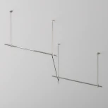 Шинопровод магнитный 1 м Flarity платина Maytoni Busbar trunkings Flarity TRX154-111PT (24V)