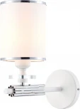 Бра настенное Effect 1157/1A E27*60W Matt white/Chrome (220V, круглые)