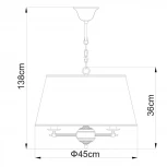 Подвесная люстра Arte Lamp Alice A3579SP-3AB (220V, на цепи)