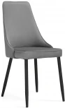 Стул Notta на металлокаркасе Лана темно-серый / черный 553581