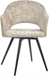 Стул Bradex Home Bruno латте шенилл с экокожей с поворотным механизмом (RF 0675)