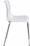 Стул SKALBERG (mod. C-084-A) / 1 шт. в упаковке (Металл,Пластик /Белый,Хром)