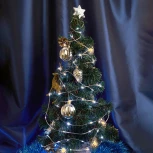 Светодиодная гирлянда Feron CL579 48622 линейная Роса 220V 2700К c питанием от сети