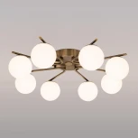 Потолочная люстра RGB на штанге Citilux Адам Смарт CL228A183 (LED, 220V, умный дом - Алиса, Маруся, Салют, шарики)