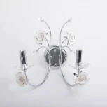 Бра Abrasax 2031/2(chrome) (220V, свеча, цветы, розы)