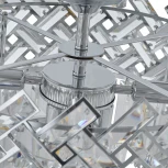 Потолочная люстра хрустальная на штанге Arte Milano Sorrento-8019 378019/7/50/470 CR (220V)