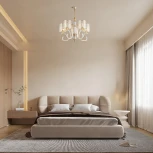 Подвесная люстра Arte Milano Florentia-1237 301237/5 Wh/Gd (220V, на цепи)