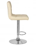 Стул барный DOBRIN CANDY (кремовый) 5006-LM CANDY, цвет сиденья кремовый, основания хром