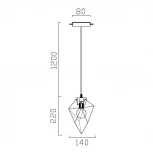 Подвесной светильник Vele Luce Cassiopea VL1154P01