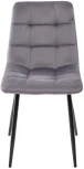 Стул CHILLI G062-40 серый, велюр / черный каркас М-City