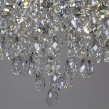 Потолочная люстра на штанге хрустальная Reluce 90192-0.3-10 CR (220V)