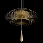 Подвесной светильник Loft It Star 10141B/600 Gold (220V, на тросе, круглые, летающая тарелка)