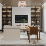 Потолочная люстра хрустальная на штанге Arte Milano Sorrento-2509 372509/5/400 GD (220V)