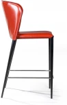 Стул полубарный Albert, кожа ретро-красный Top Concept ALBERT 2000000000176