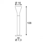 Наземный светильник Slv Alpa 228925