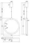 Подвесной светильник Maytoni Anillo MOD315PL-L20G3K