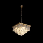 Подвесная люстра каскадная Loft IT Prism Clear 10019/500S (220V, хрусталь, на цепи)