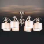 Потолочная люстра Eurosvet Ofelia 60070/8 сатин-никель