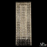 Бра светодиодное APL LED Sicilia SH500.B1.16-45.A.Gd.3000 (220V, хрусталь, подвески)