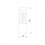 Наземный уличный светильник светодиодный IP54 Elektrostandard Apart 35193/S (a071001) (220V)