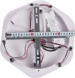 Потолочная люстра светодиодная Natali Kovaltseva Damask HIGH-TECH LED LAMPS 82060 с пультом ДУ, моб. приложением 120W, белый, LED (регулировка яркости, 220V)