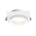 Встраиваемый светильник под лампу GX53 белый Wolta Luce WDL-GX53/06W-S