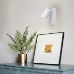 Спот Feron ML1620 LUNA 48811 35W, GU10, белый (220V, выключатель)