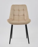 Стул MyFar Феникс бежевый велюр (комплект 2 шт) MF1002-2