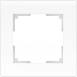 Рамка на 1 пост Favorit (белый матовый,стекло) Werkel W0011105 (a051290)