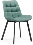 Стул Notta на металлокаркасе Челси бирюзовый / черный 527307