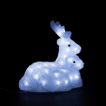 Светодиодный Олень с Олененком 34см Белый 24В, 60 LED, IP54 Laitcom 9492175