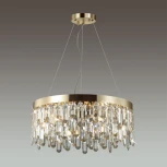 Подвесная люстра Odeon Light Semura 4986/6 (220V, хрусталь, на тросе, круглые)