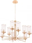 Подвесная люстра Crystal Lux GLORIA SP9 BRASS (220V, на цепи)