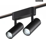 Трековый смарт-светильник для низковольтного шинопровода Novotech Easy 359469 черный с двумя режимами работы LED 12W 24V 3000-6000K (умный дом - Алиса, Tuya Smart)