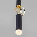 Подвесной светильник Eurosvet Lance 50191/1 LED черный/золото (220V, на проводе)