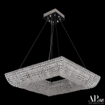 Подвесная люстра светодиодная APL LED Sicilia SH503.0.60.A.Ni.4000 (220V, хрусталь, на тросе)