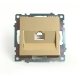 Розетка Ethernet RJ-45 (золото) Stekker Катрин 49227