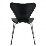 Стул Seven белый с хромированными ножками