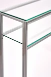 Консольный стол AllConsoles 1041-CS clear серебряный