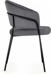 Стул на металлокаркасе Лео (Лео антрацитовый brandy light 28 / черный) Woodville арт.592480