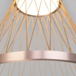 Потолочный светильник круглый Eurosvet Cesta 40018/1 LED коричневый (220V, круглые)