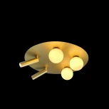 Потолочный светильник круглый iLedex Telescope D4774-40 SGD (220V, шарики)