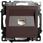 Розетка Ethernet RJ-45 (коричневый) Stekker Катрин 49023