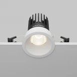 Встраиваемый светильник Maytoni Dip DL117-15W-4K-W (LED, 220V, круглые)